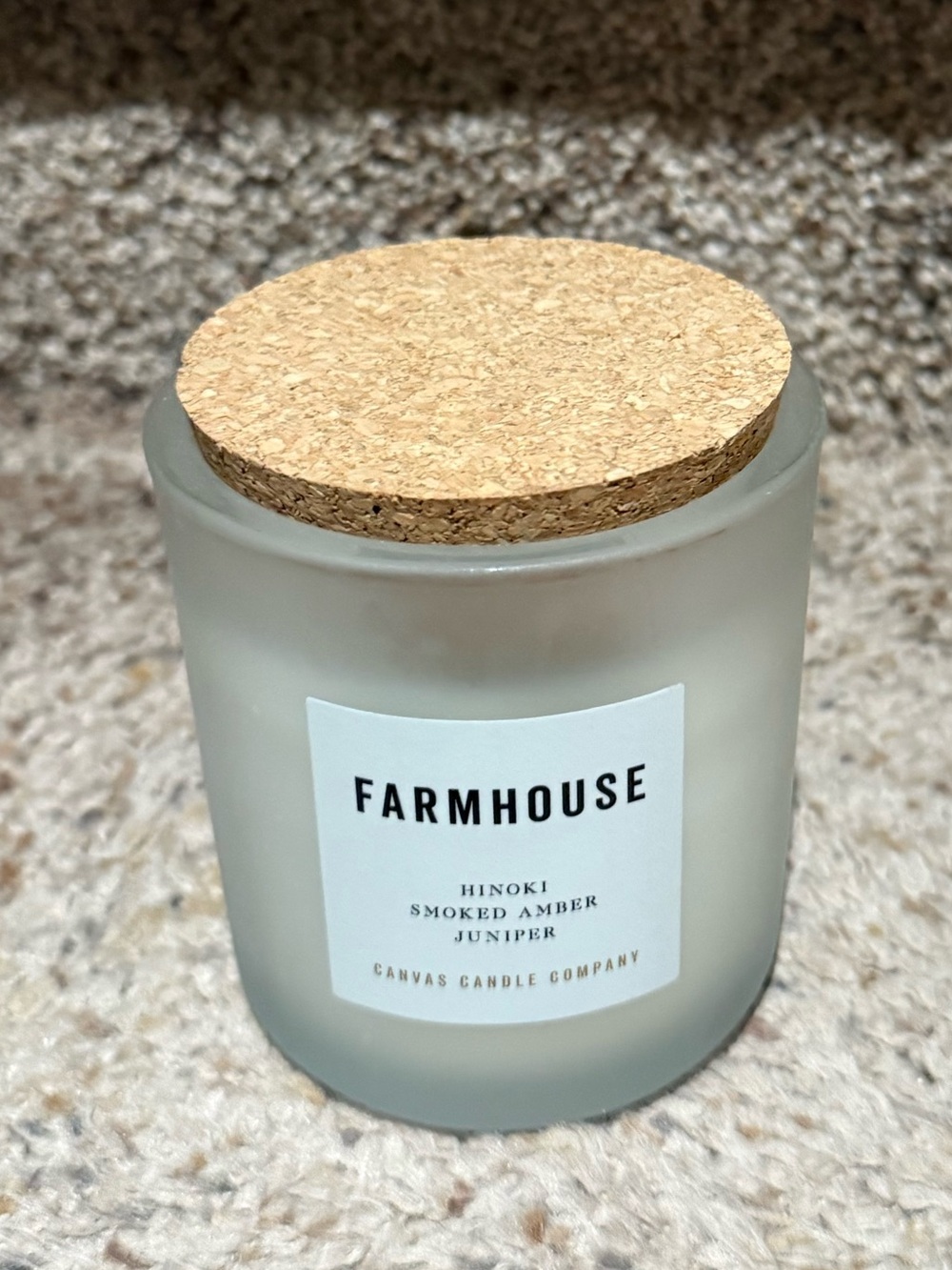 CANVAS CANDLE - Farmhouse Soy  Scented Candle  ( Hand Poured)